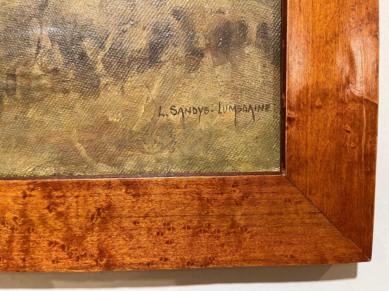 20th Century Leesa Sandys-Lumsdaine Oil on Canvas 