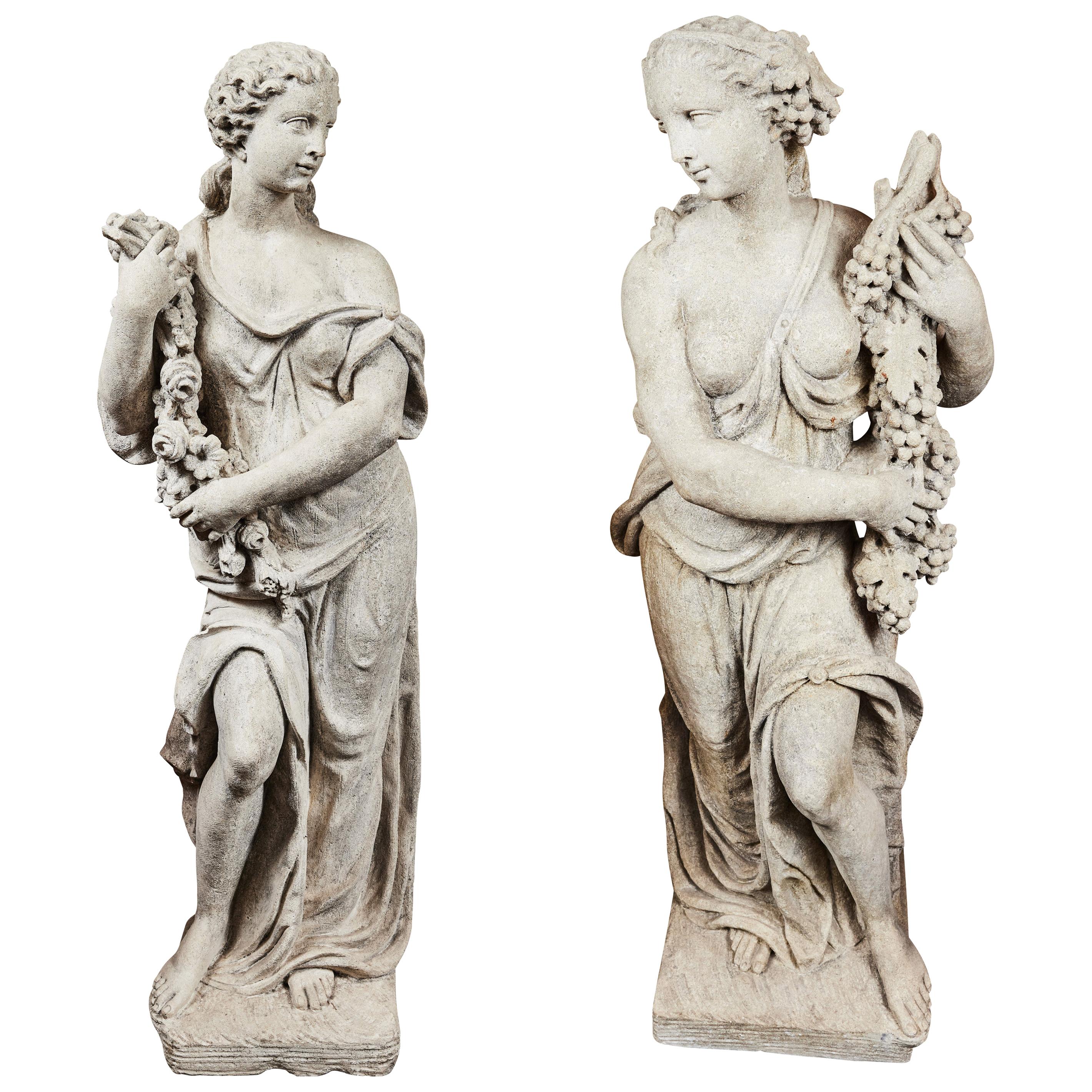 Left and Right, Italian Limestone Nymphs
