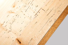 Leftover Table in Maple and Oak Solid Wood by Studio F