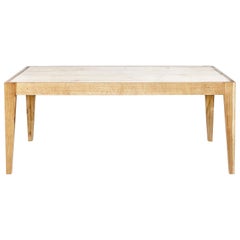 Leftover Table in Maple and Oak Solid Wood by Studio F