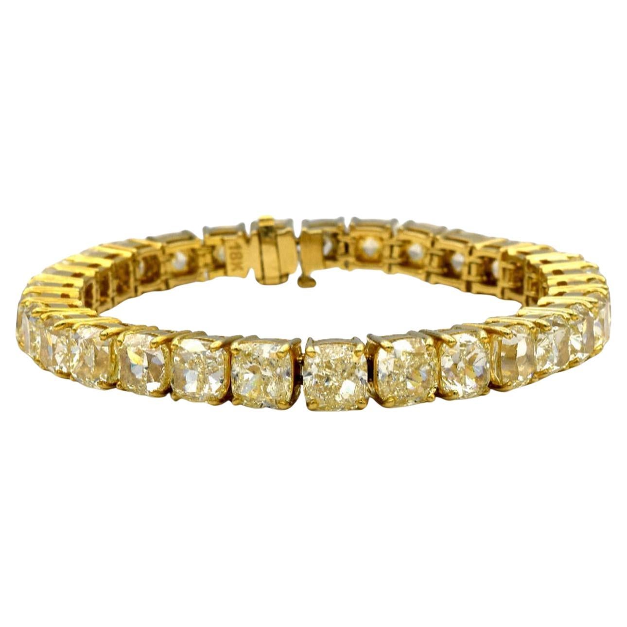 LEGACY 28 Carats Fancy yellow  1 carats chacun  Certifié GIA  Brillance naturelle