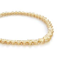 LEGACY 45 Carat Fancy Yellow Heart Diamond Necklace