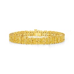 LEGACY 45 Carat Fancy Yellow Radiant Cut Natural Diamonds GIA CERTIFIED