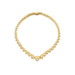 LEGACY 50 Carat Fancy Yellow Heart Diamond Necklace heritage collection