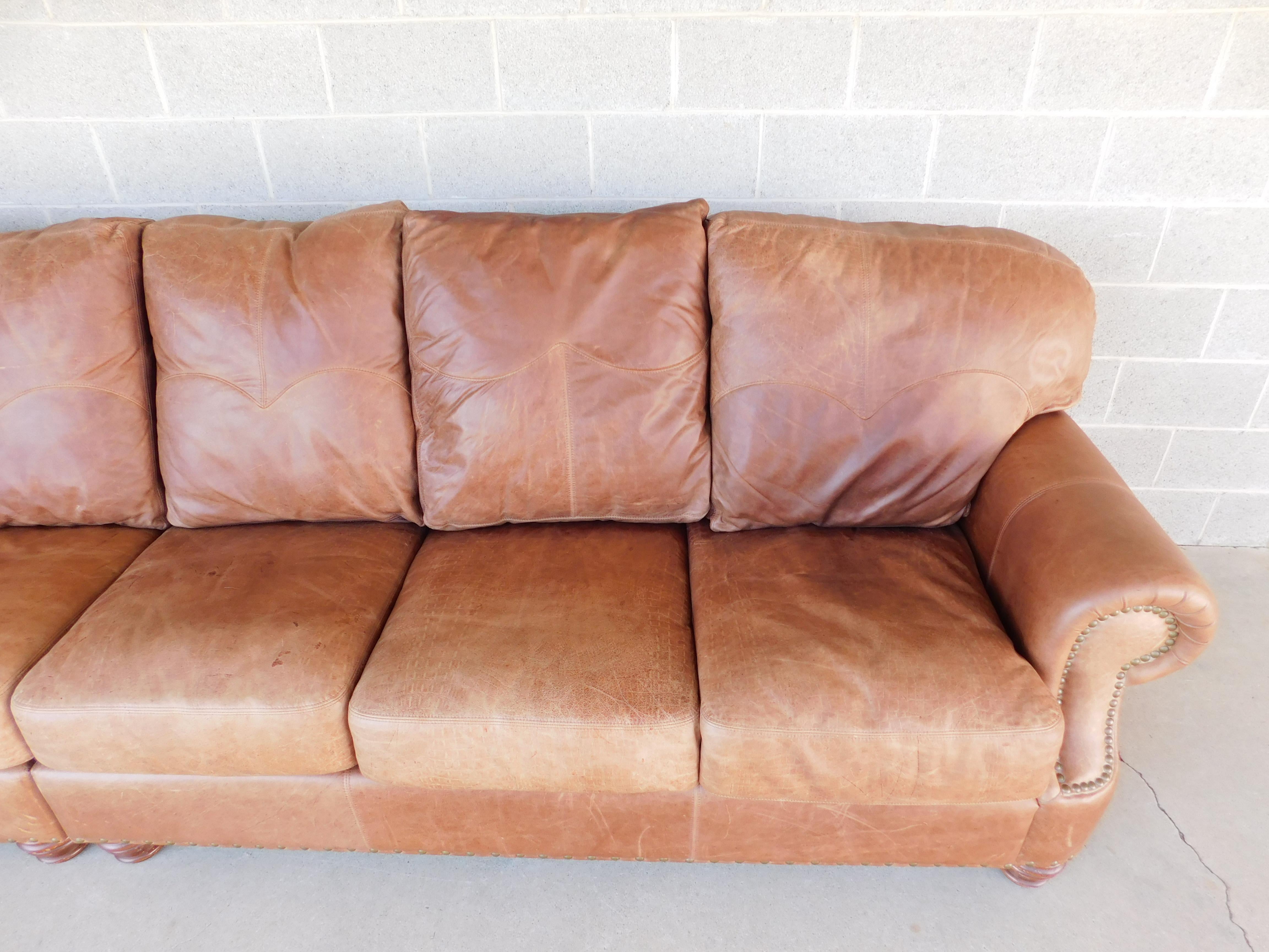 Legacy Leather International Inc. 4 Pc Sectional Sofa  In Good Condition In Parkesburg, PA