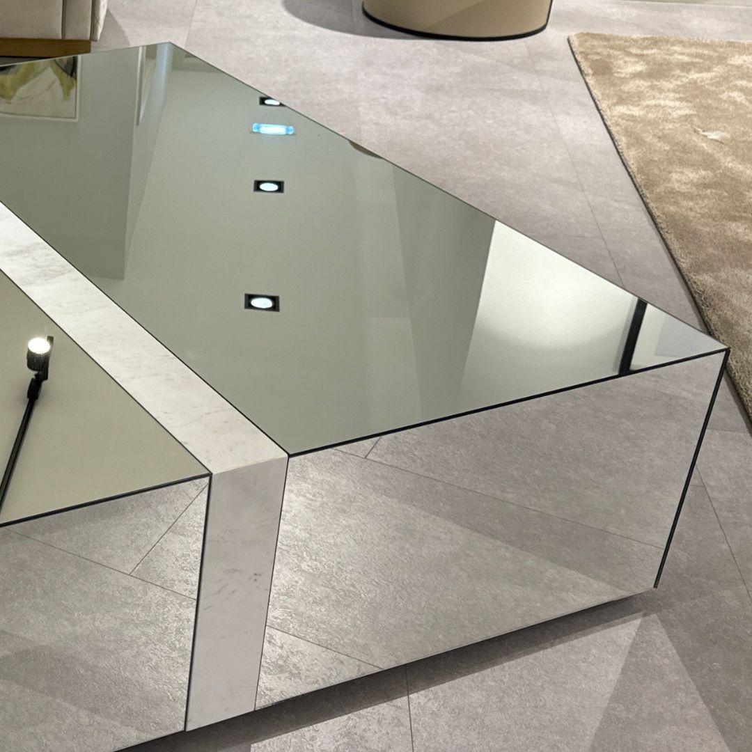 LEGADO Coffee Table Mirror and White Marble, Available Now In New Condition For Sale In Frazão, Porto