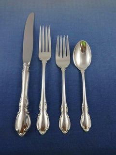 Legato by Towle Sterling Silver Flatware Service for 12 Set 55 Pieces