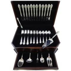 Legato by Towle Sterling Silver Flatware Service for 12 Set 55 Pieces