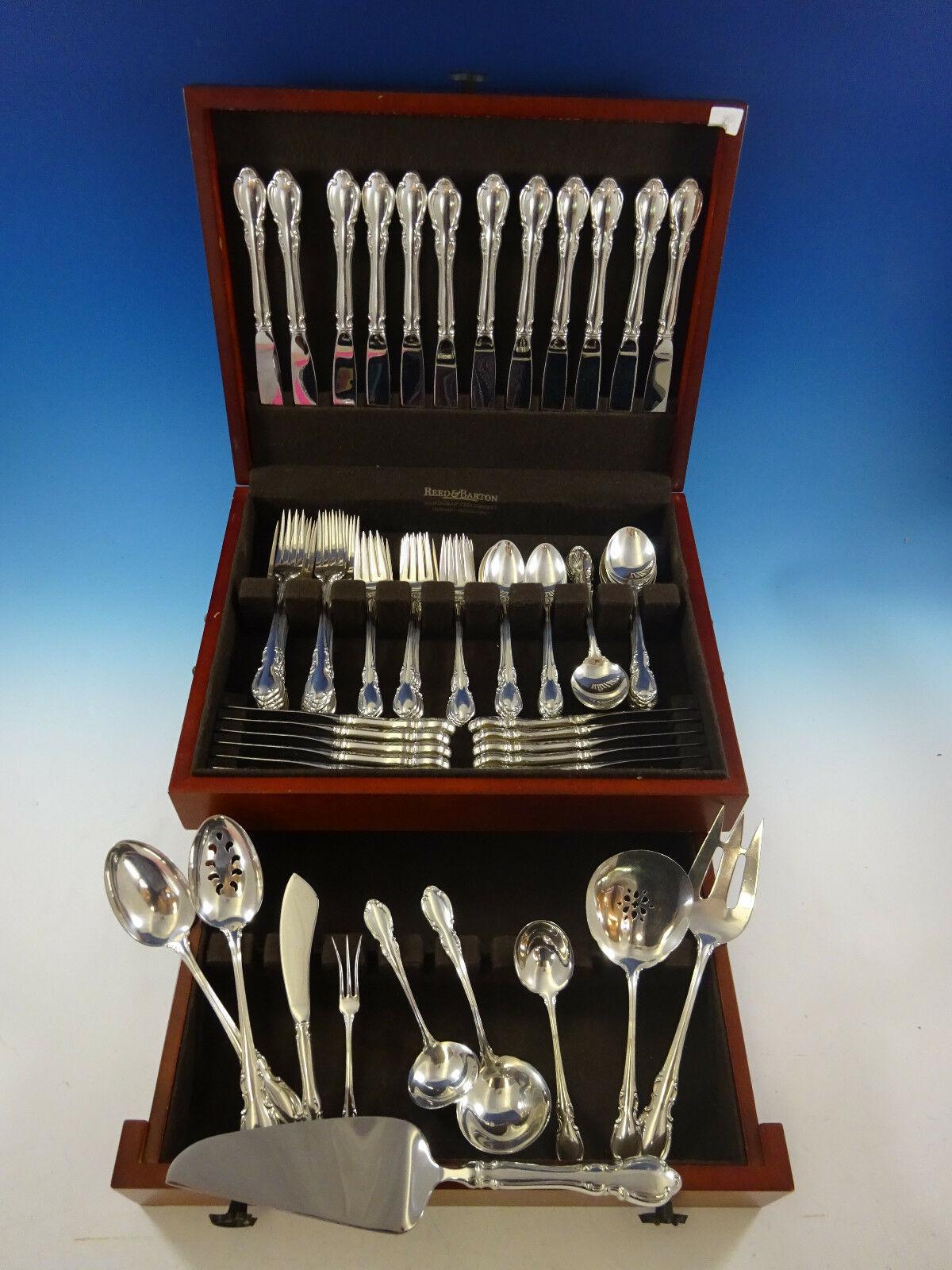 Juego de cubiertos de plata de ley 