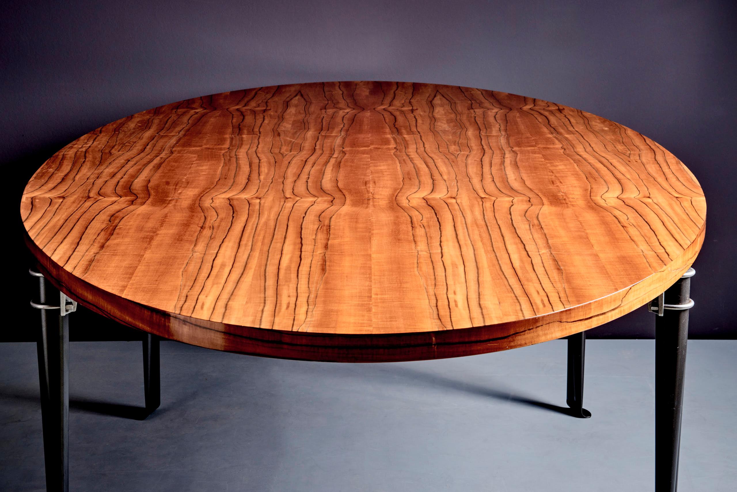 Zébrano Table Legato, designée par Enzo Mari pour Driade Italie, années 2000 en vente