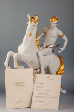 Legend Collection by Lladró "Divine Love" Porcelain No. 8 w/ 18K Gold & Diamonds