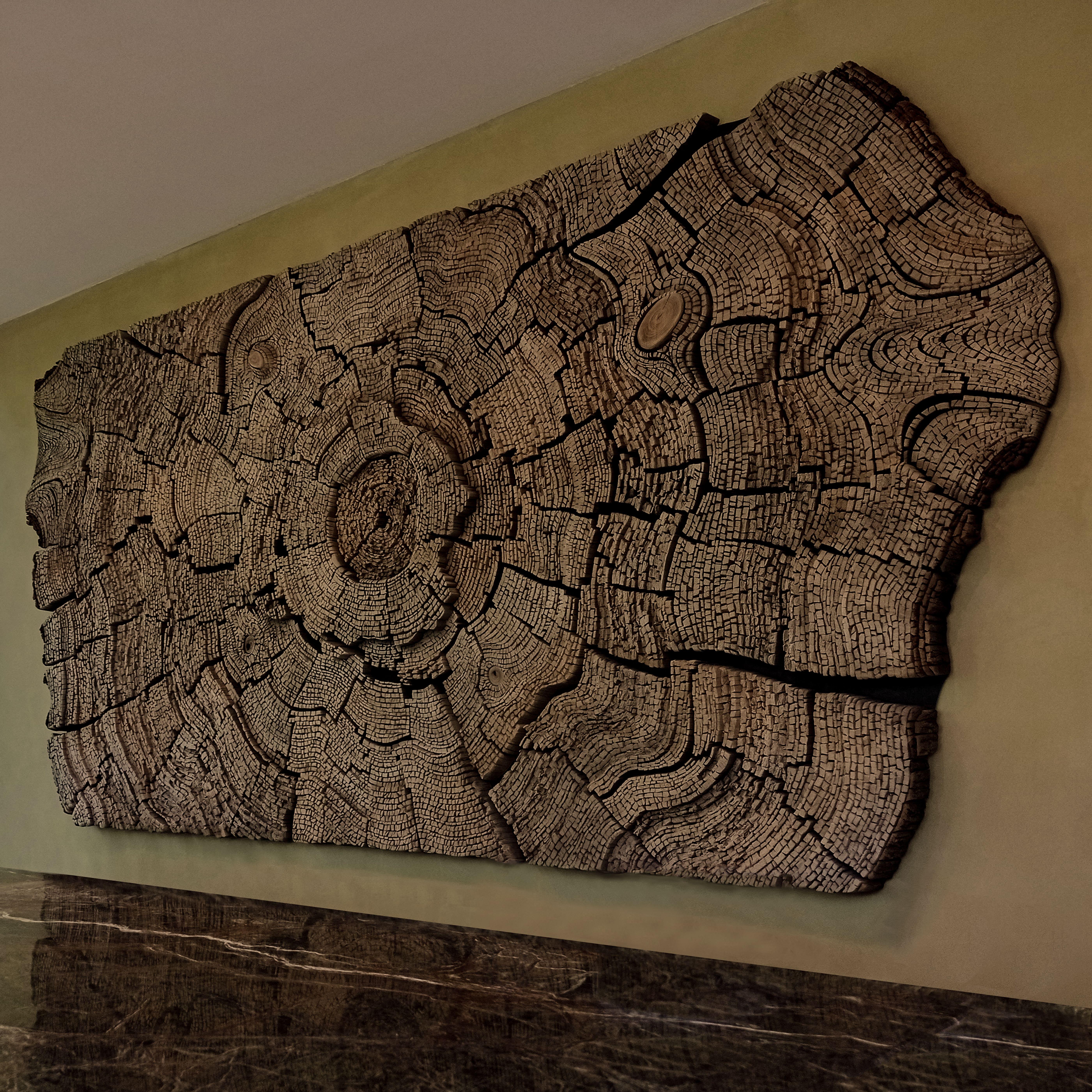 Legend of Gondwana Wall Decoration by TOR-Design
Dimensions: L 380 x H 185 cm.
Materials: Linden wood and birch plywood.

Fairy tales, as a magical guide to the boundless forest of time, carry a thread of connection between humans and the depths of
