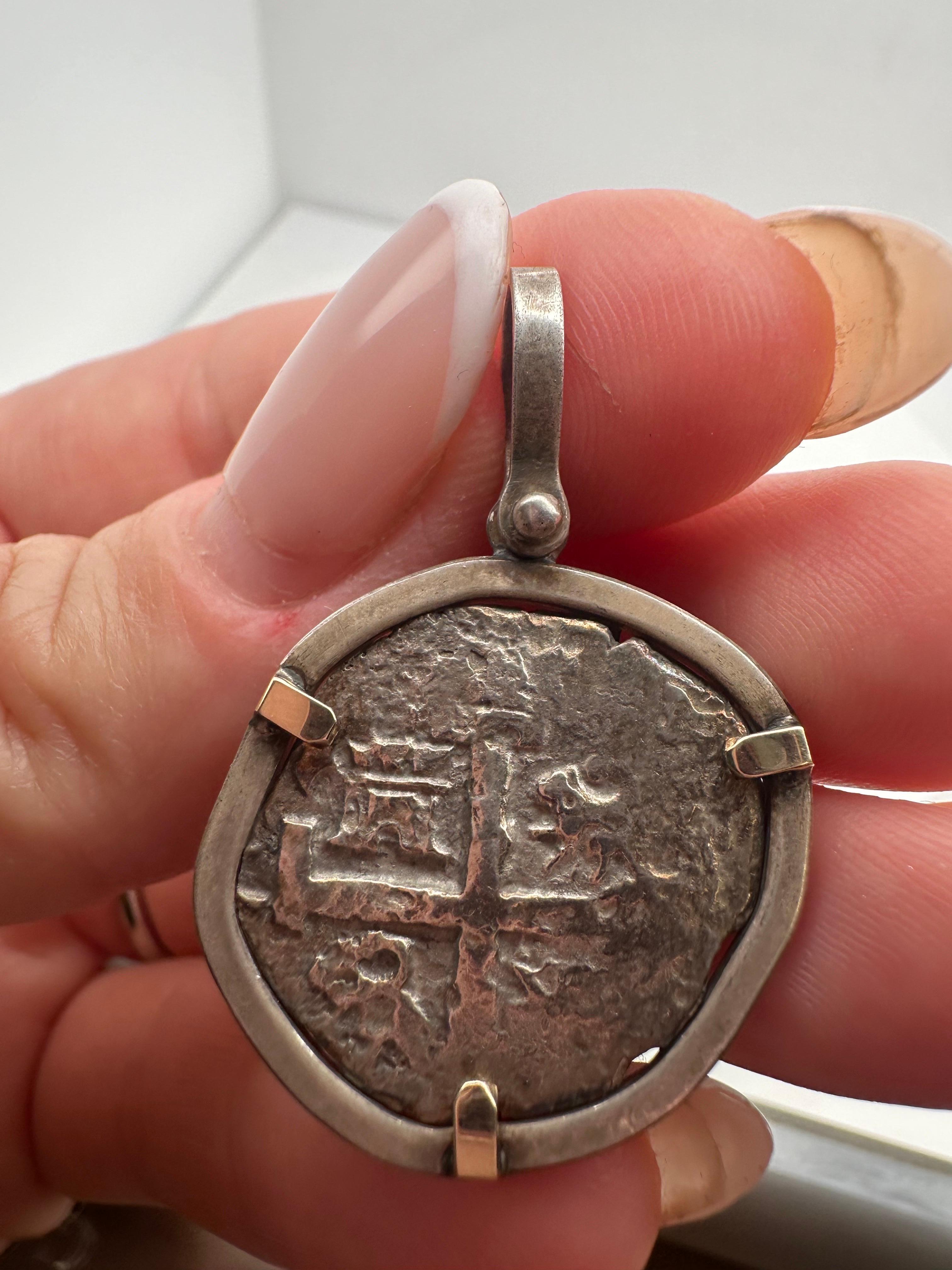 Legendäre Atocha- Münze Mel Fishers Münze authentisch, nicht Reproduktion im Angebot 1