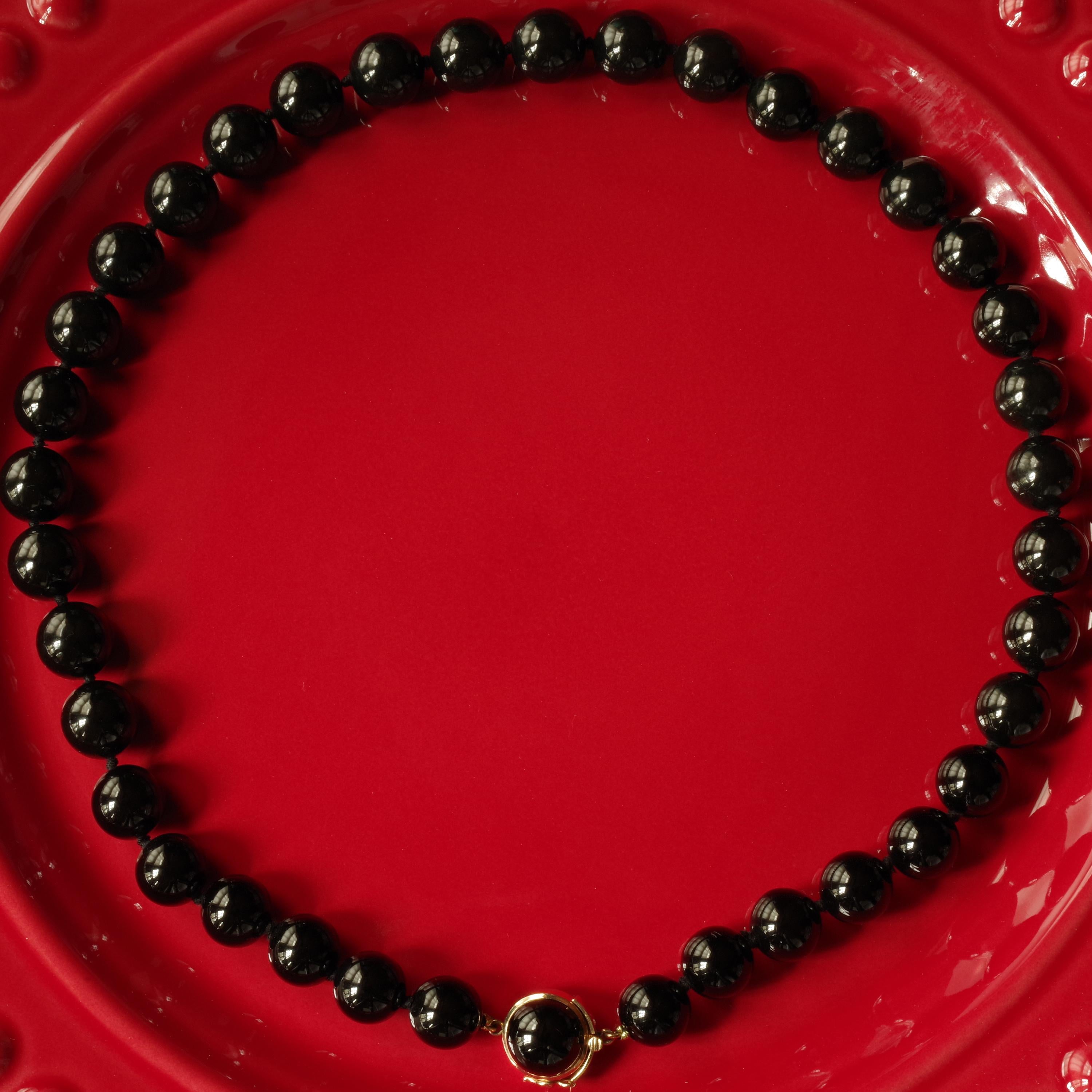 Black Jade Necklace Gump's San Francisco 5