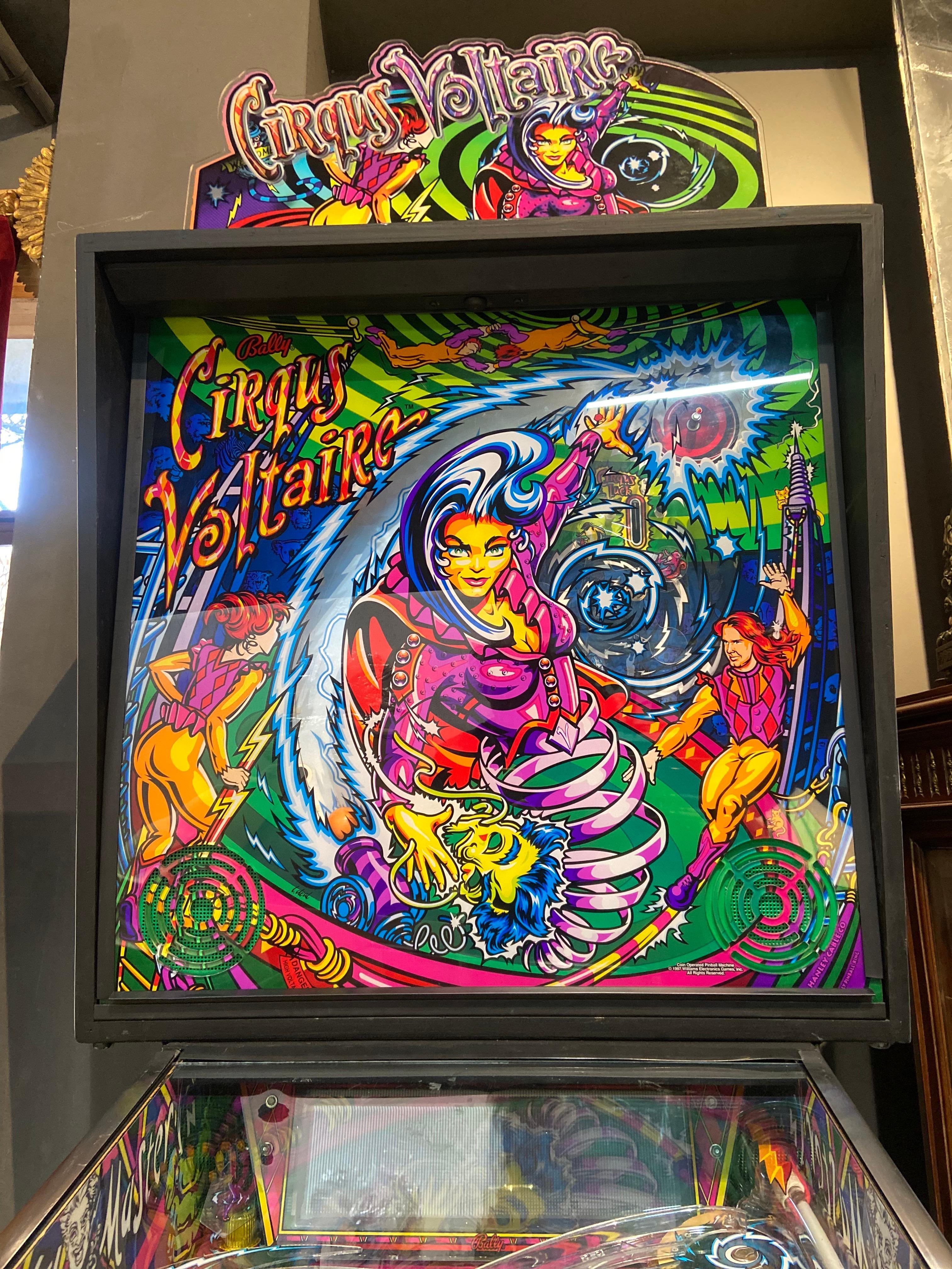 Legendary Circus Voltaire Pinball Game by Williams Electronic Games Made in 1997 For Sale 1