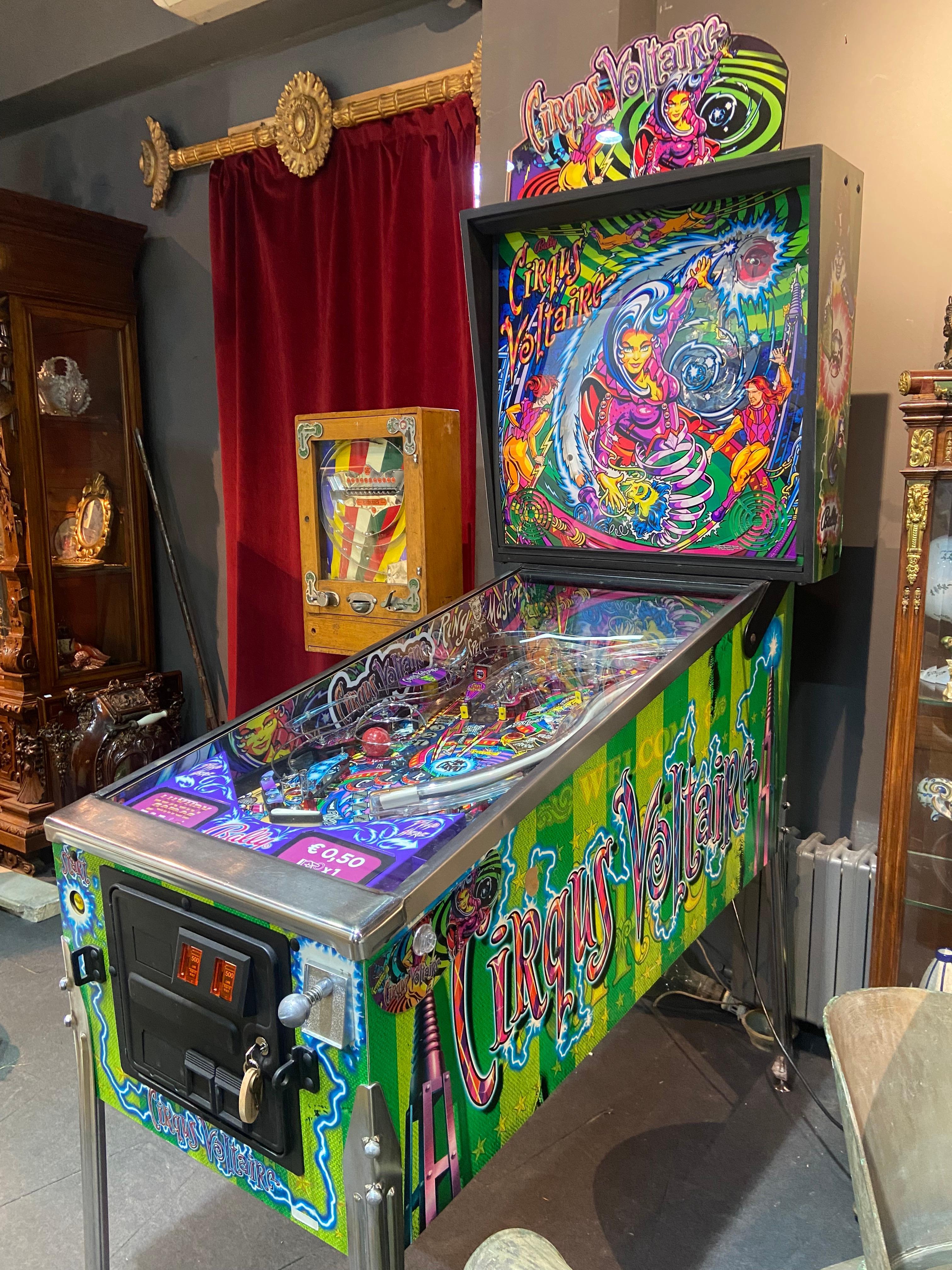 circus pinball machine for sale