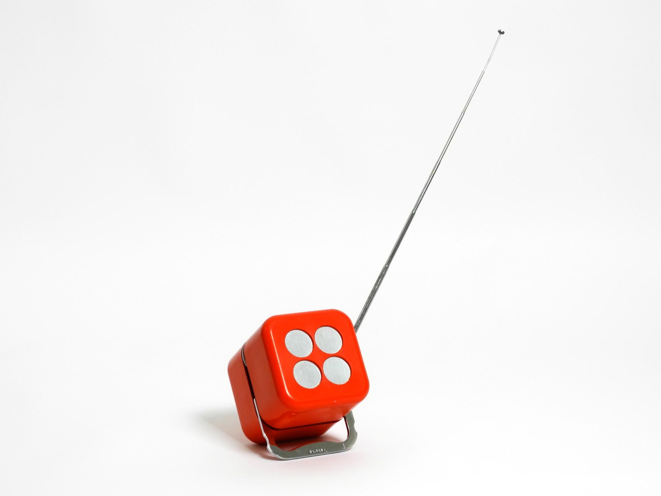 Radio cubo legendaria de Dario & Mario Bellini para Siemens 1968  RK 501 Alfa 2 en venta 11