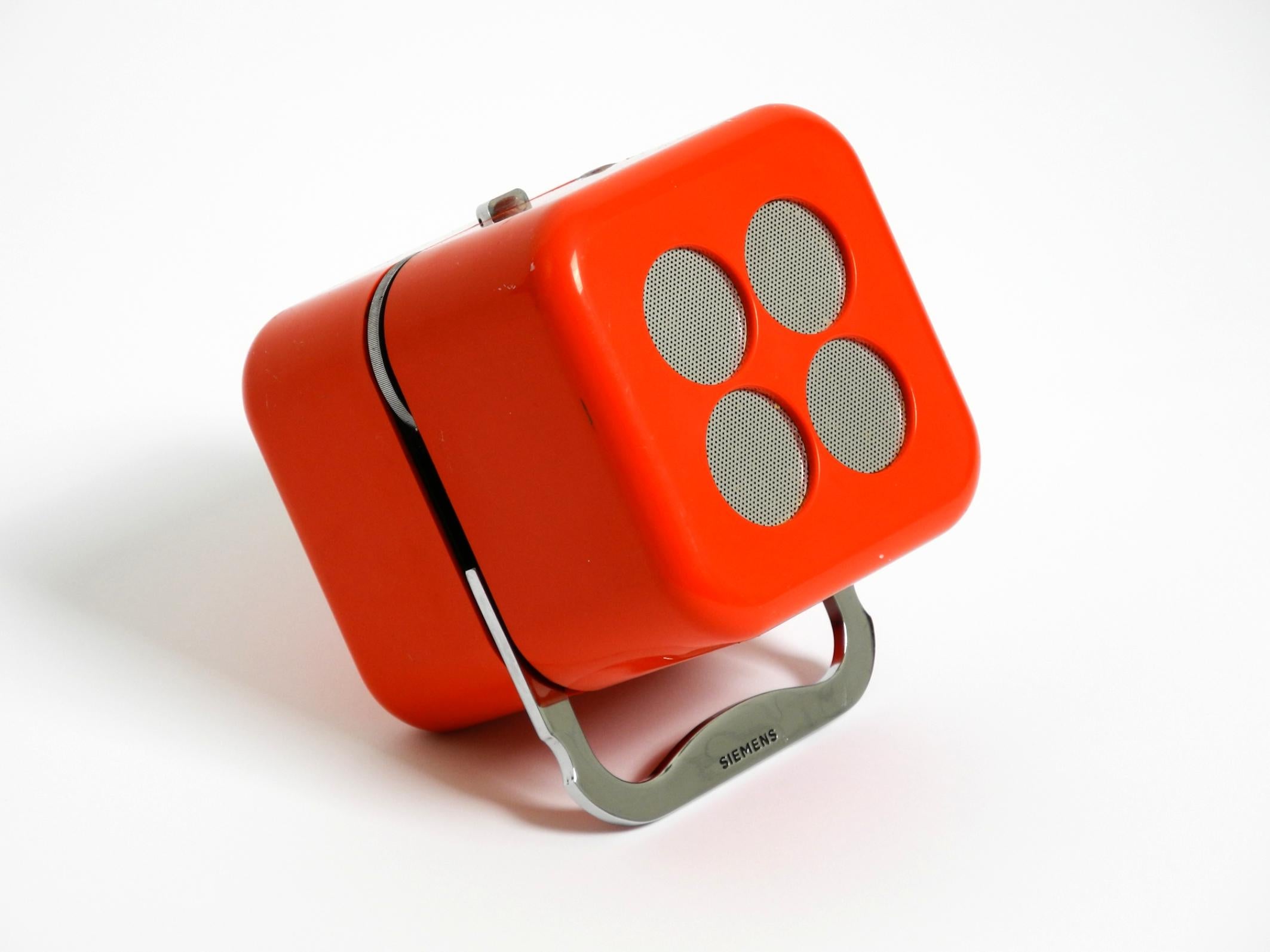 Radio cubo legendaria de Dario & Mario Bellini para Siemens 1968  RK 501 Alfa 2 en venta 12