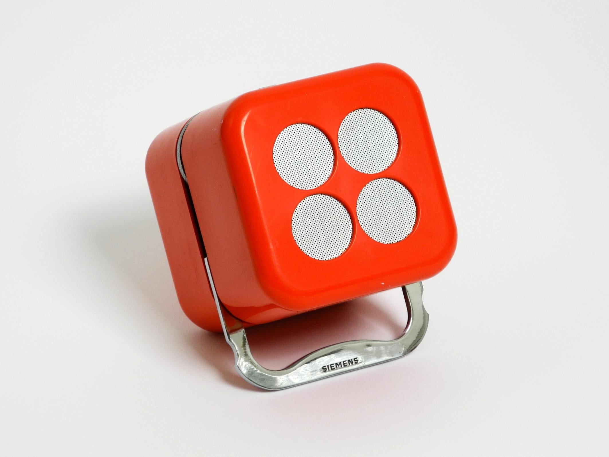 Radio cubo legendaria de Dario & Mario Bellini para Siemens 1968  RK 501 Alfa 2 en venta 13