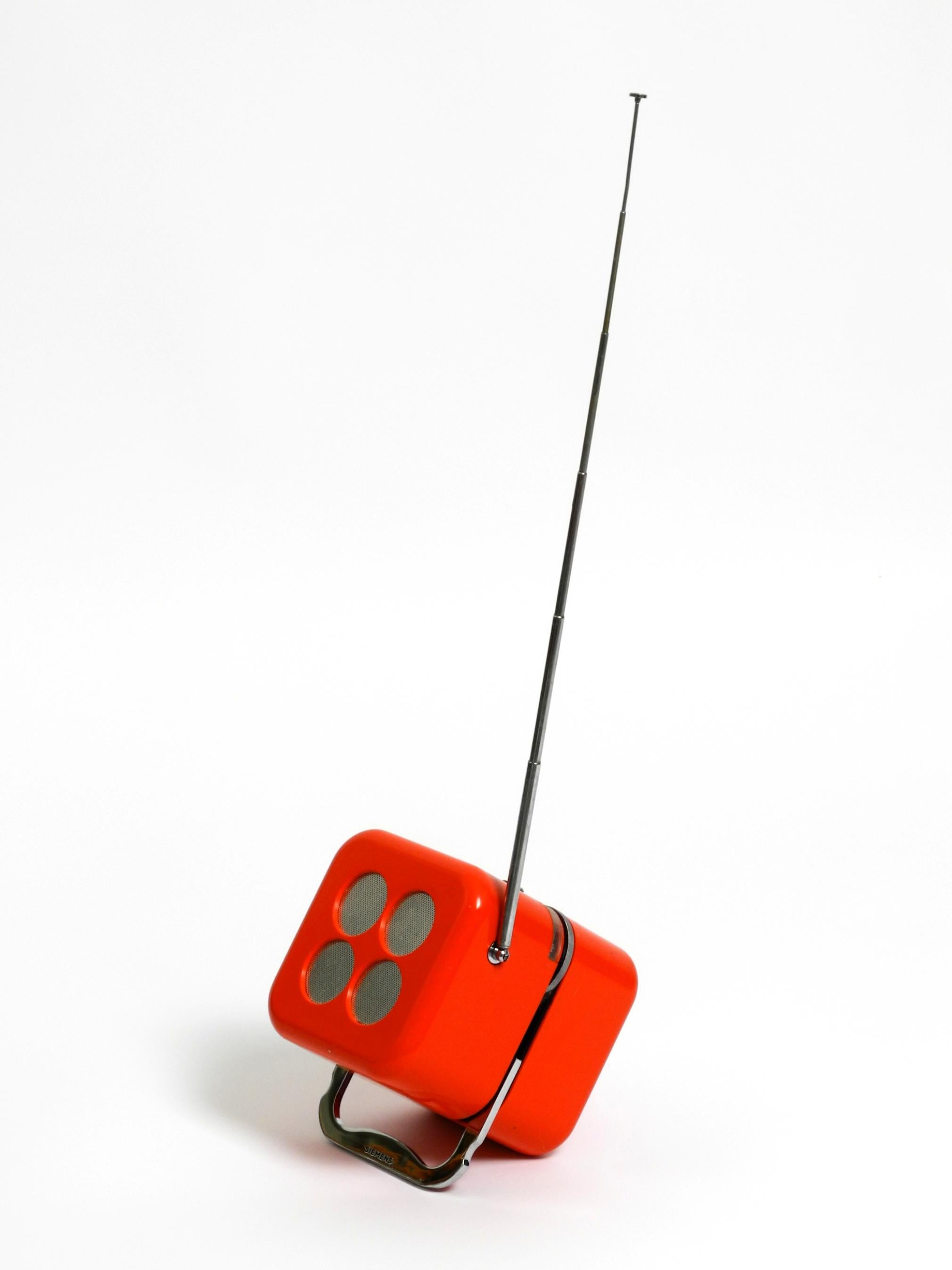 Radio cubo legendaria de Dario & Mario Bellini para Siemens 1968  RK 501 Alfa 2 Alemán en venta