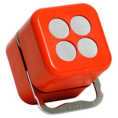 Radio cubique légendaire de Dario et Mario Bellini pour Siemens 1968  RK 501 Alpha 2