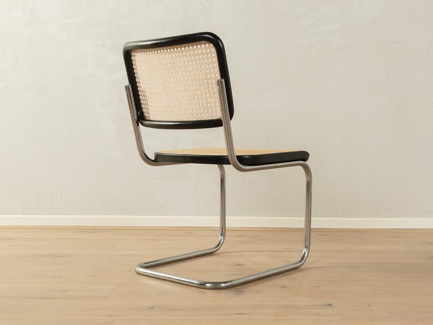 German Legendary tubular steel chairs S 32 & S 64, Marcel Breuer for Thonet For Sale