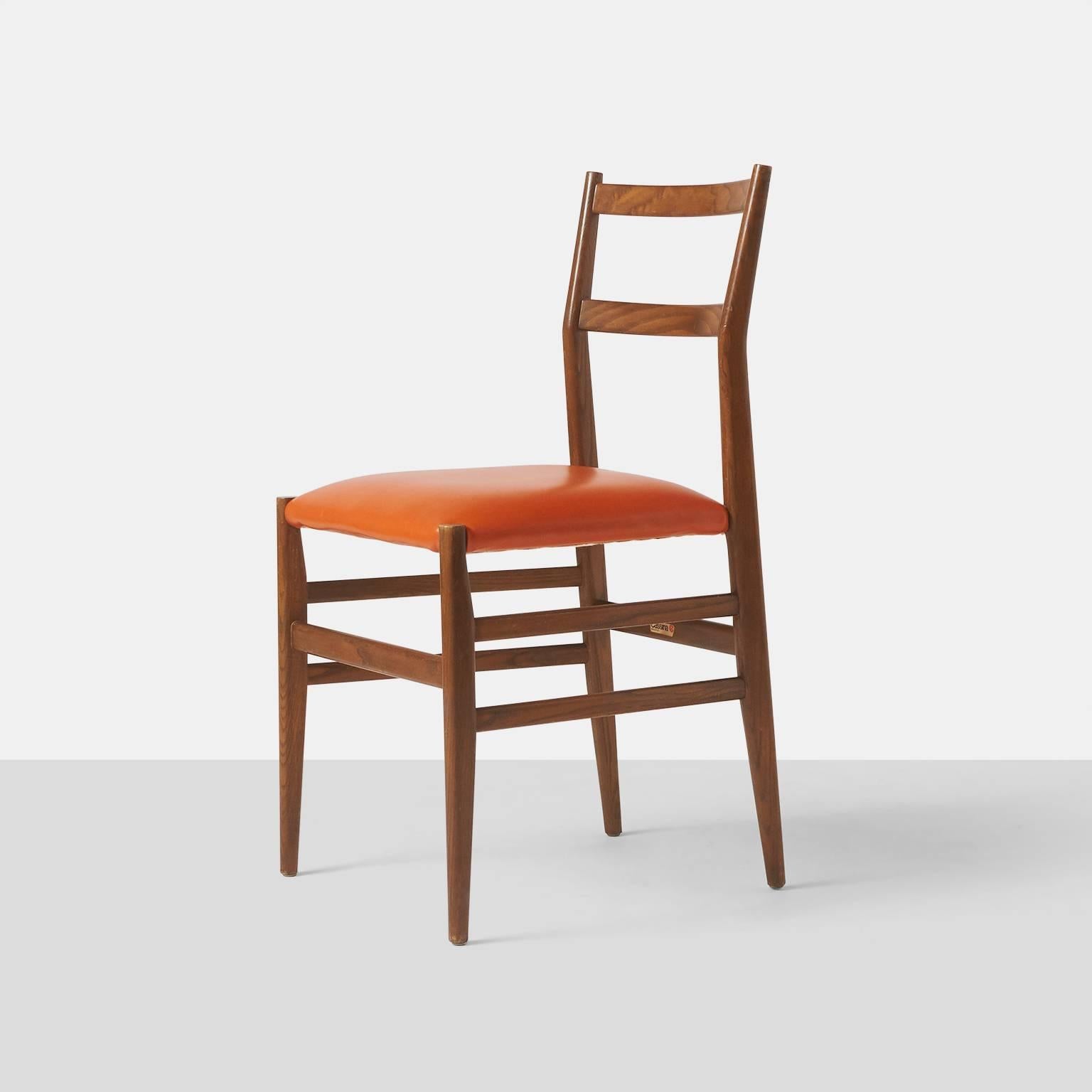 Mid-Century Modern Leggera Chairs by Gio Ponti for Cassina
