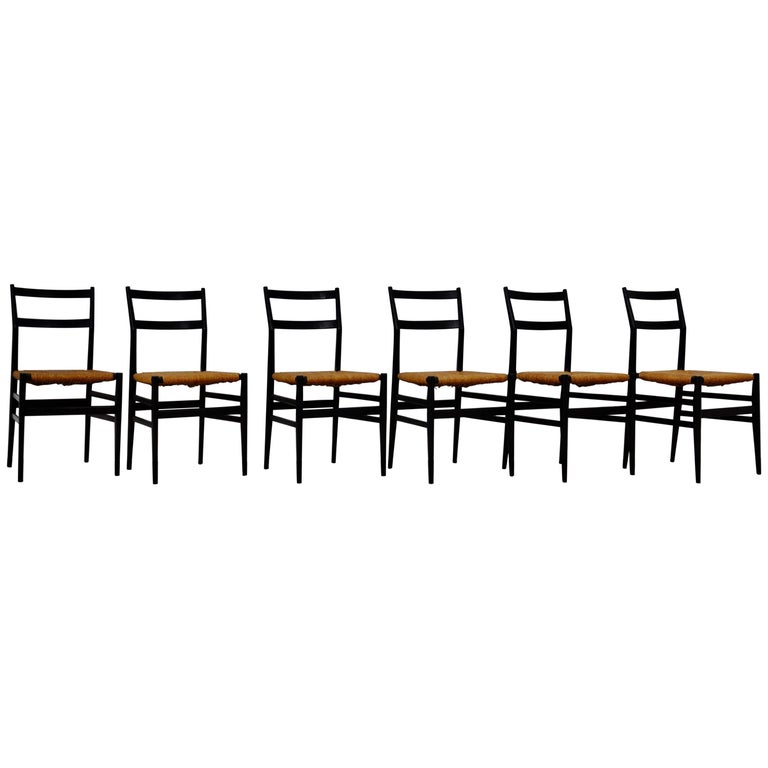Leggera Chairs by Gio Ponti for Cassina, Milano, 1960s For Sale