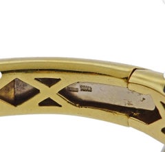 Legnazzi Giraffe Safari 18 Karat Yellow Gold and Enamel Bracelet