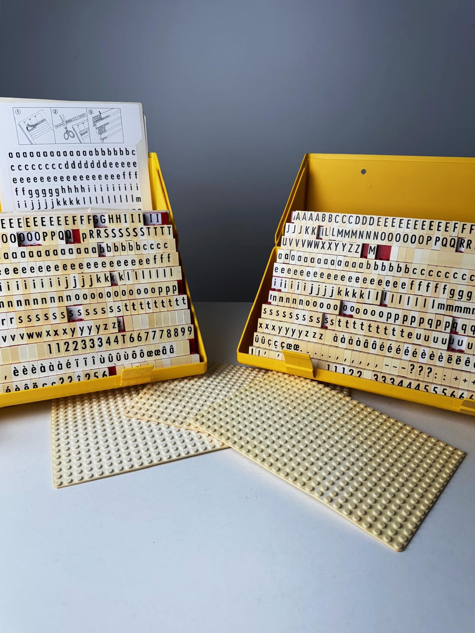 Fin du 20e siècle LEGO DACTA 9550 : Typesetters Shop, ensemble de composition, pièce de collection des années 90 en vente
