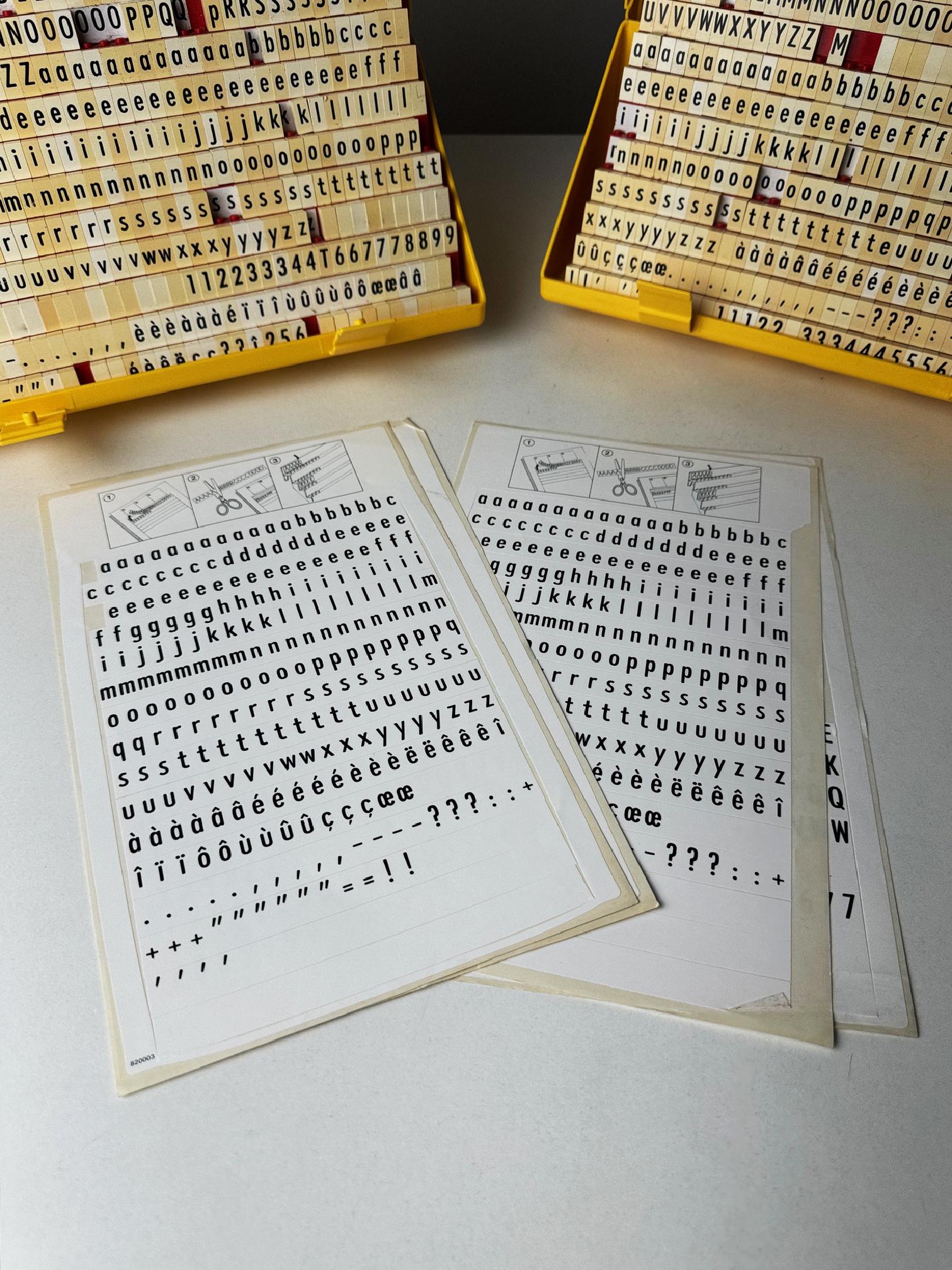 LEGO DACTA 9550 : Typesetters Shop, ensemble de composition, pièce de collection des années 90 en vente 1
