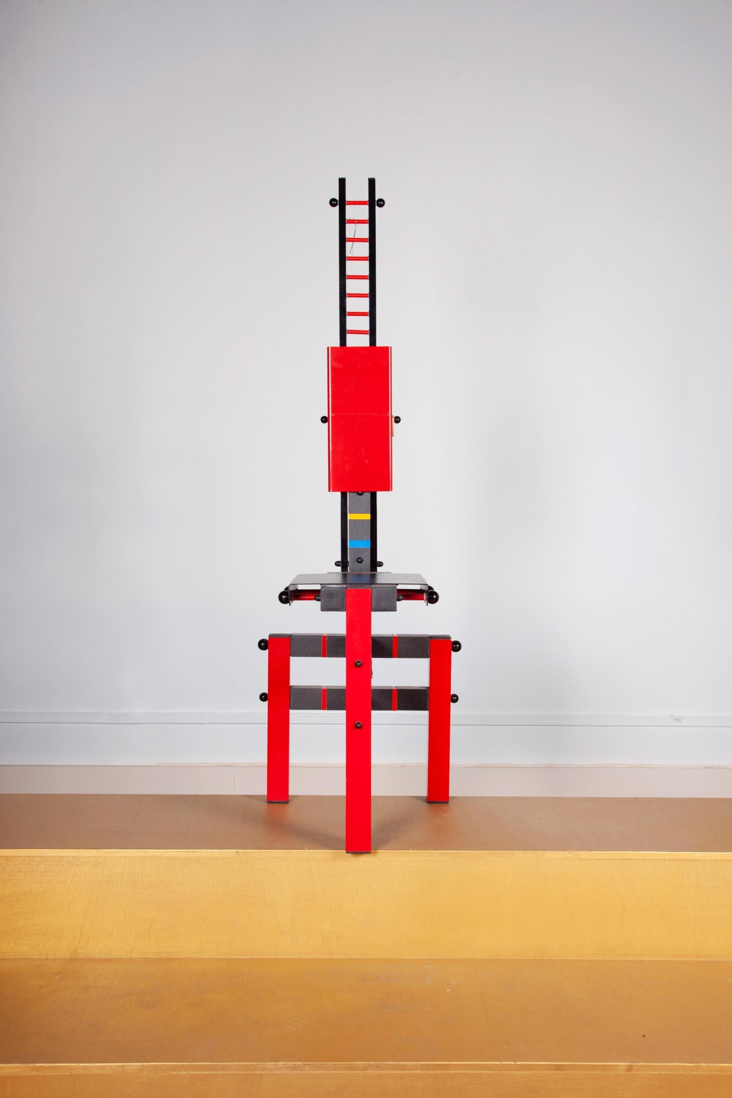 European Lego Red-Yellow Chair