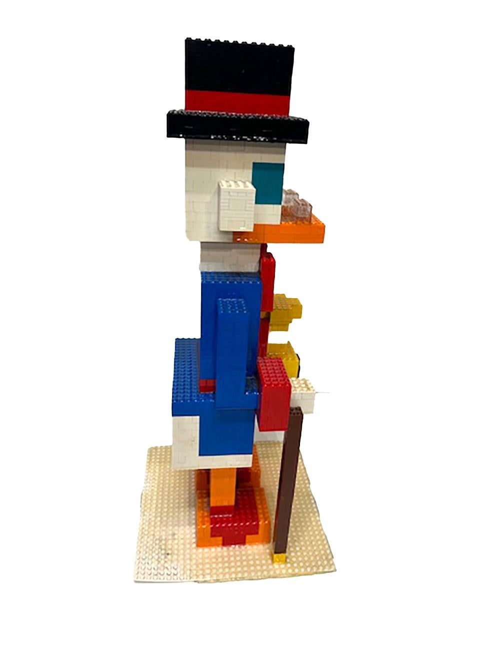 Folk Art Lego Scrooge McDuck For Sale