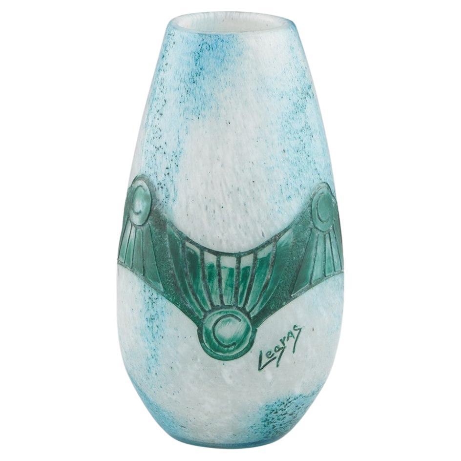 Legras Art Deco Vase im Angebot