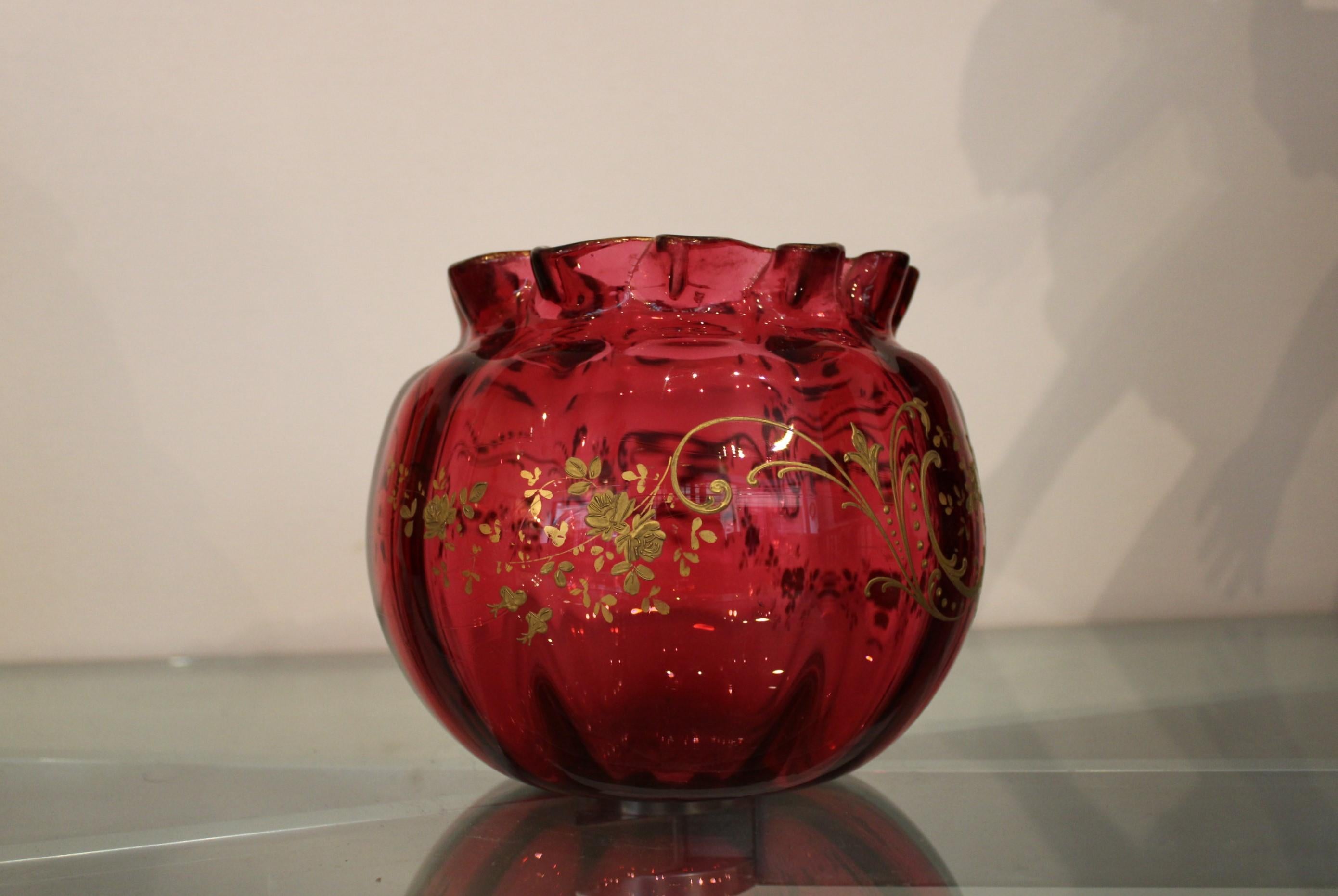 Legras Glass Vase, France, 20th Century For Sale 2
