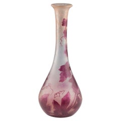Legras Rubis Series Cameo Vase, circa 1910