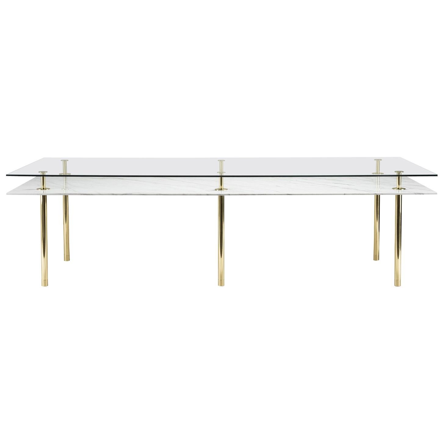 Legs Table in Calcatta Marble by Paolo Rizzato