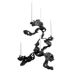 Leher Candelabra Large in Brass, Viya by Vikram Goyal