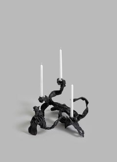 Leher Candelabra Small in Brass, Viya by Vikram Goyal