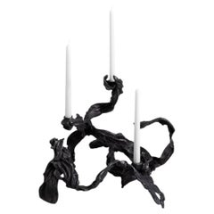 Candelabro Leher piccolo in ottone, Viya di Vikram Goyal