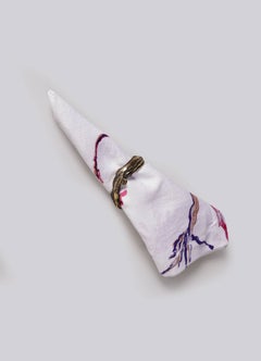 Leher Napkin Rings in Brass, Viya by Vikram Goyal