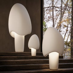Lehit Mushroom Large Polystyrene Foam Floor Lamp by Makhno