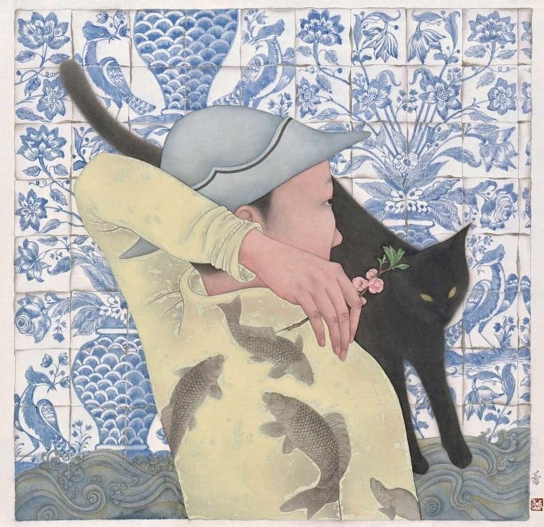 Lei Chen - Engraving Time II - Digital Print on Rice Paper For Sale at ...