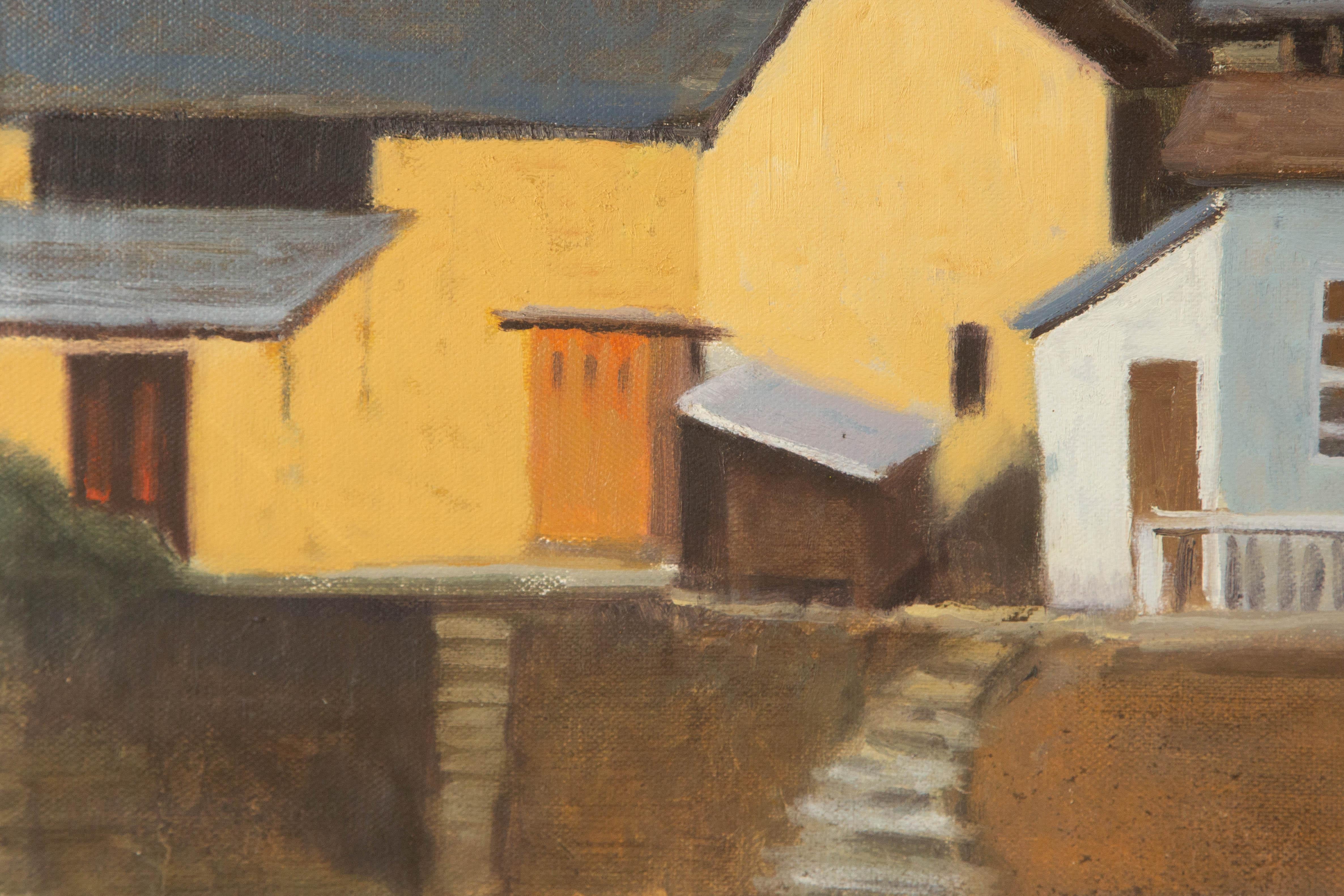 Lei Wang Landscape Original Oil On Canvas 
