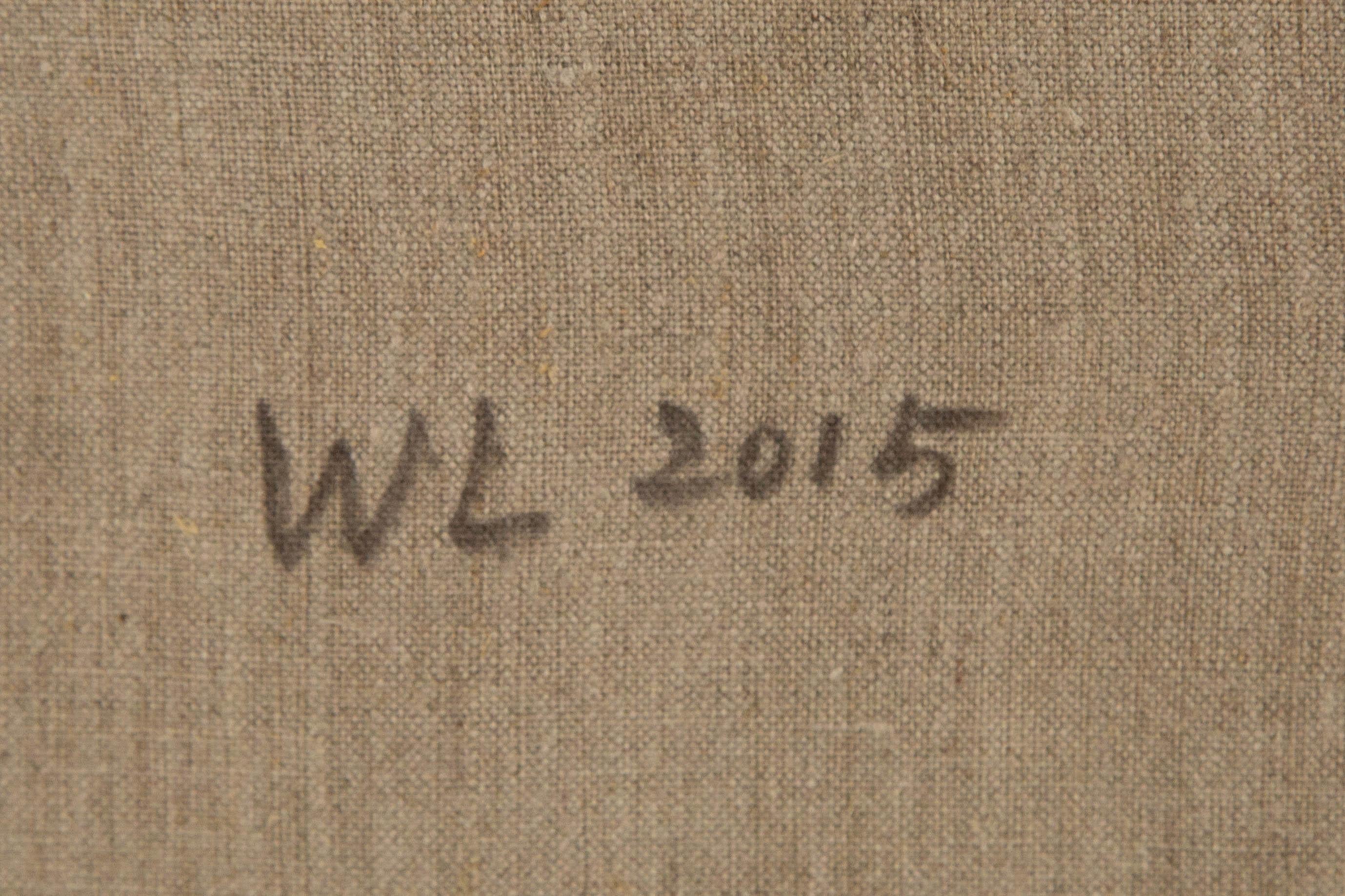 Lei Wang Landschaft Original Öl auf Leinwand 