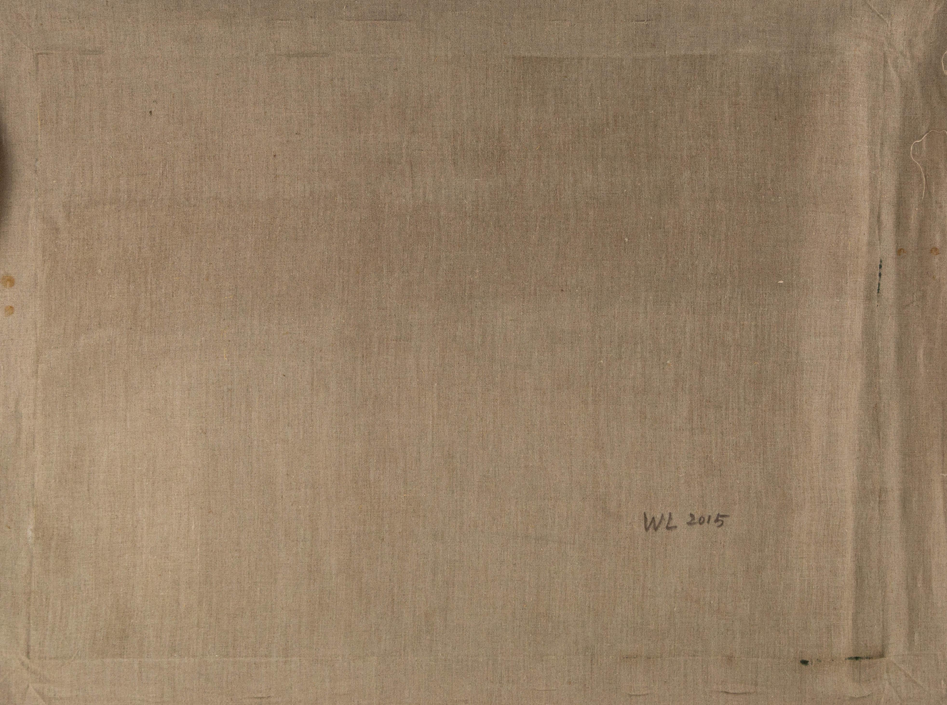 Lei Wang Landschaft Original Öl auf Leinwand 