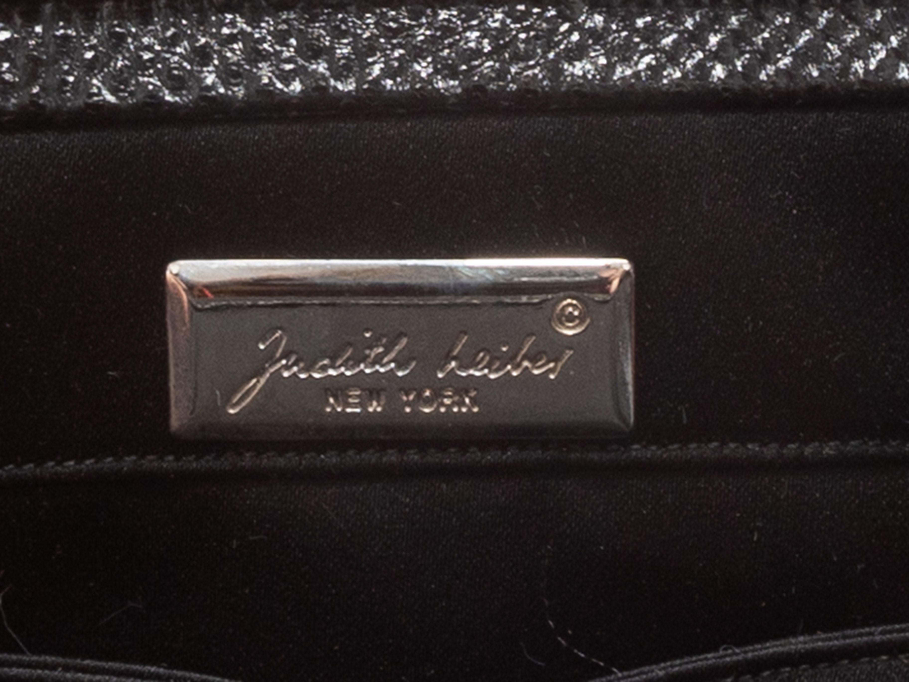 Leiber Lizard Black Lizard Frame Clutch In Good Condition In New York, NY