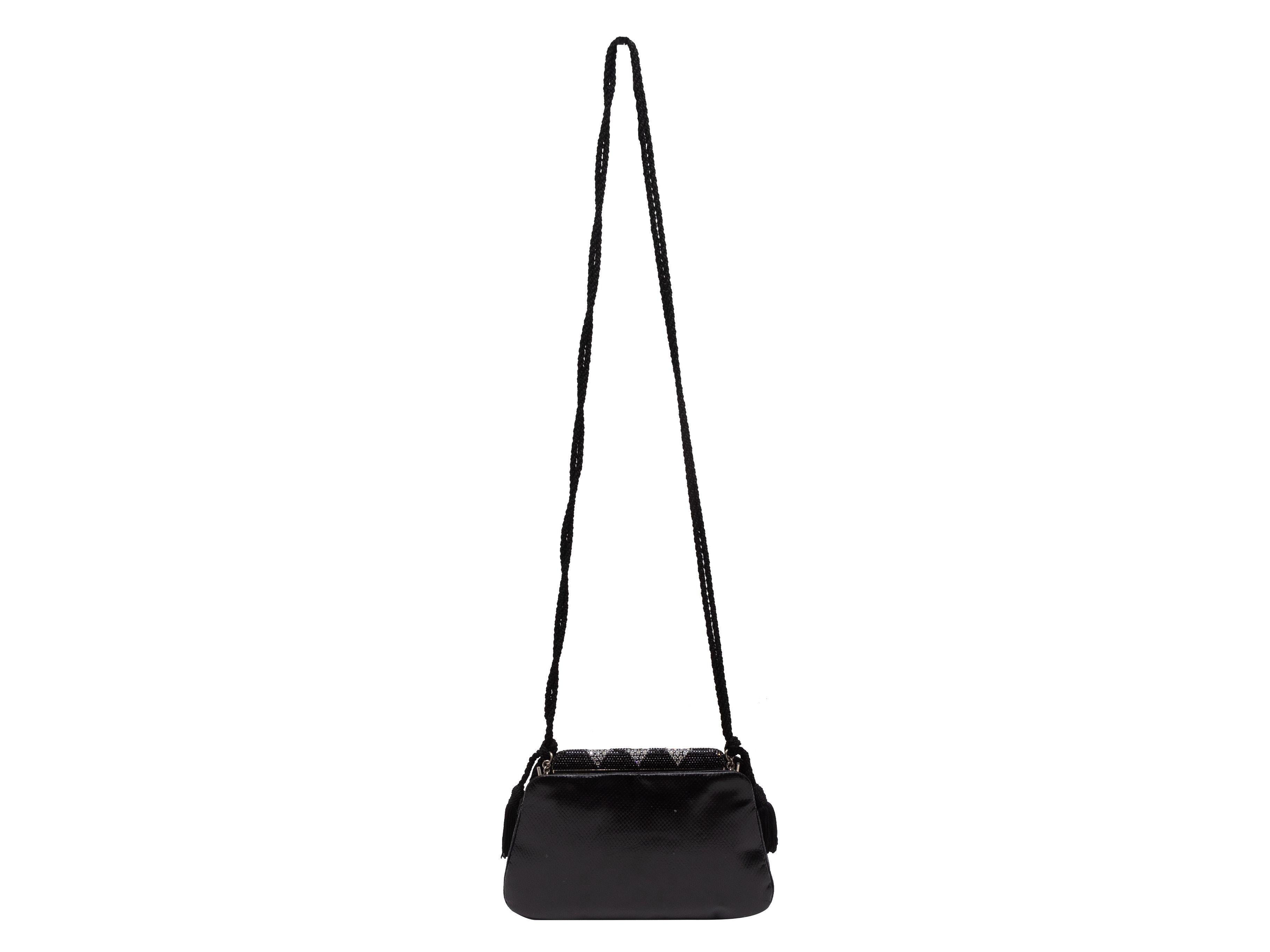 Leiber Lizard Black Lizard Frame Clutch 5