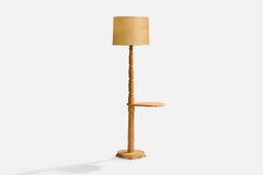 Leif Hällstrand, Lampada da terra, pino, carta pergamena, Svezia, 1983