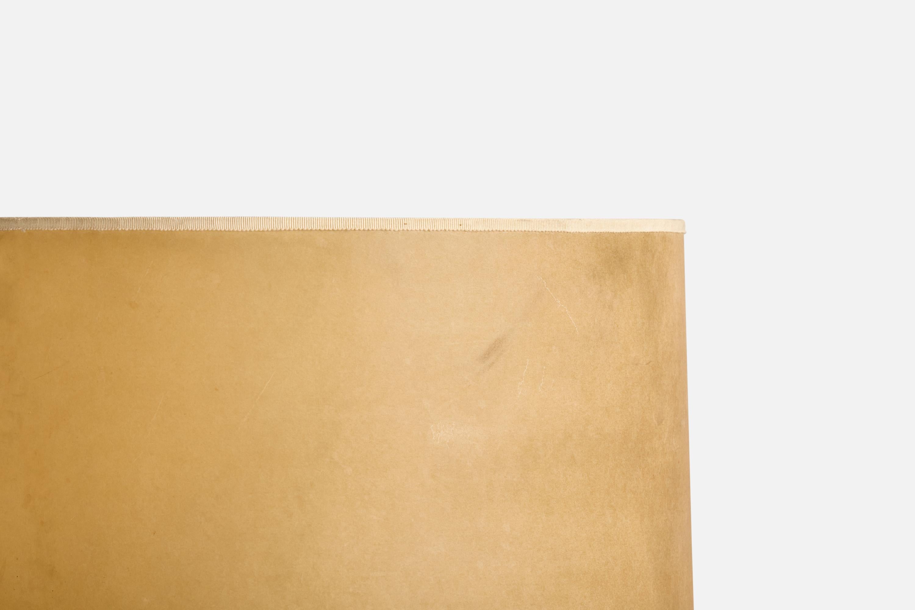 Leif Hällstrand, Floor Lamp, Pine, Parchment Paper, Sweden, 1983 In Good Condition For Sale In High Point, NC